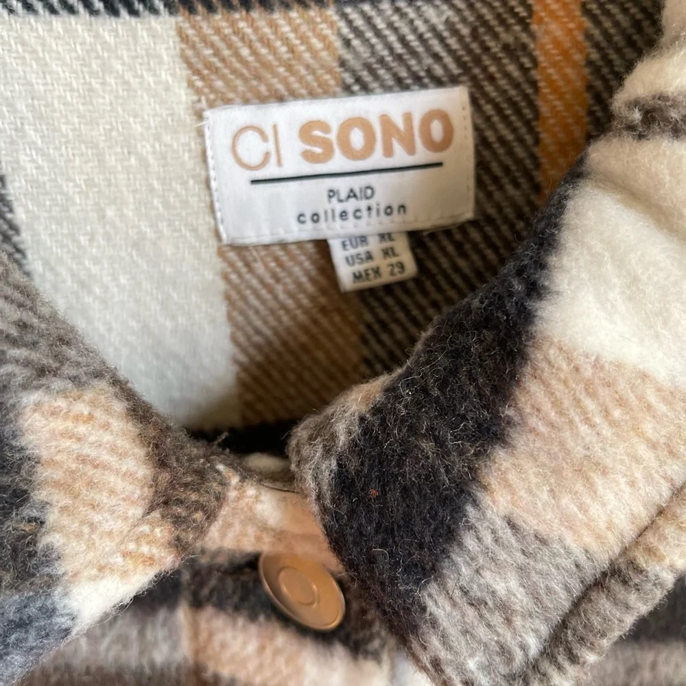 Ci Sono Flannel Jacket Size X-Large